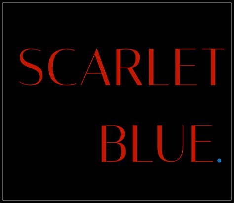 scarelt blue